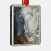 Tropische Cyclone Laurence Metalen Ornament (Rechts)