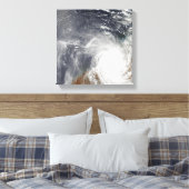 Tropische Cyclone Laurence over Western-Australisc Canvas Afdruk (Insitu (Slaapkamer))