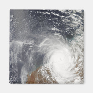 Tropische Cyclone Laurence over Western-Australisc Magneet