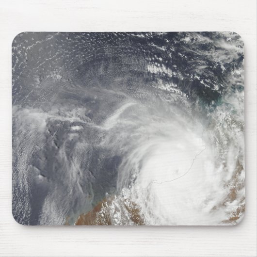 Tropische Cyclone Laurence over Western-Australisc Muismat (Voorkant)