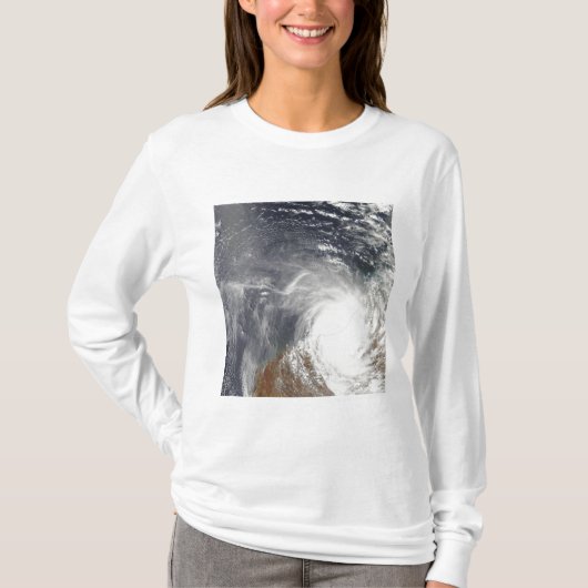 Tropische Cyclone Laurence over Western-Australisc T-shirt (Voorkant)