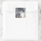 Tropische Cyclone Laurence over Western-Australisc Vierkante Sticker (Tas)