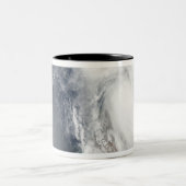 Tropische Cyclone Laurence Tweekleurige Koffiemok (Center)