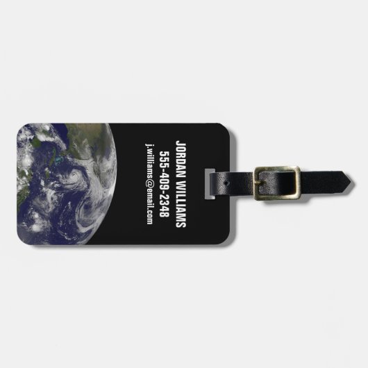 Tropische cyclonen Katia, Lee, Maria en Nate. Bagagelabel (Voorkant horizontaal)