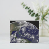 Tropische cyclonen Katia, Lee, Maria en Nate. Briefkaart (Staand voorkant)