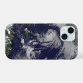 Tropische cyclonen Katia, Lee, Maria en Nate. iPhone 15 Case (Achterkant horizontaal)