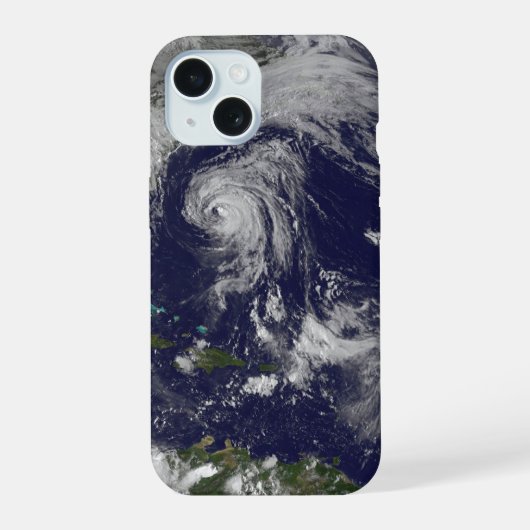Tropische cyclonen Katia, Lee, Maria en Nate. iPhone 15 Case (Achterkant)