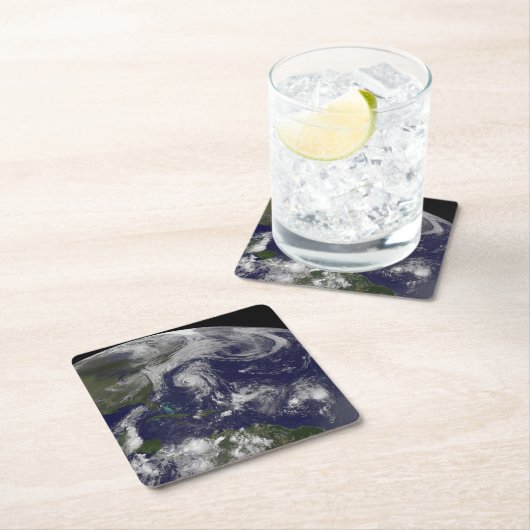 Tropische cyclonen Katia, Lee, Maria en Nate. Kartonnen Onderzetters (Insitu)