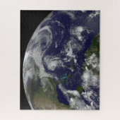 Tropische cyclonen Katia, Lee, Maria en Nate. Legpuzzel (Verticaal)