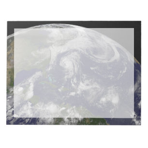 Tropische cyclonen Katia, Lee, Maria en Nate. Notitieblok