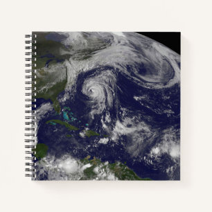 Tropische cyclonen Katia, Lee, Maria en Nate. Notitieboek