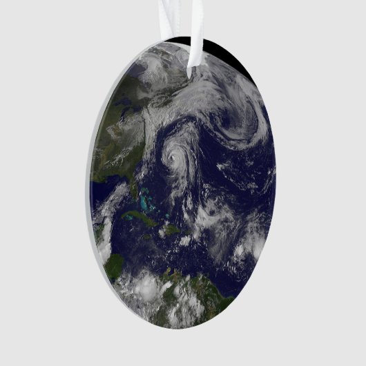 Tropische cyclonen Katia, Lee, Maria en Nate. Ornament (voorkant)