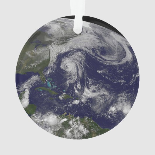 Tropische cyclonen Katia, Lee, Maria en Nate. Ornament (achterkant)