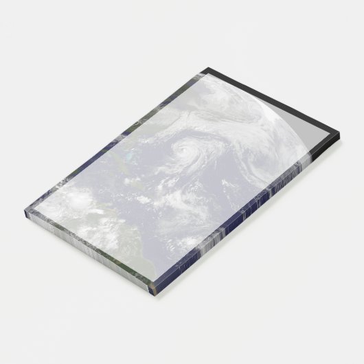 Tropische cyclonen Katia, Lee, Maria en Nate. Post-it® Notes (Schuin)