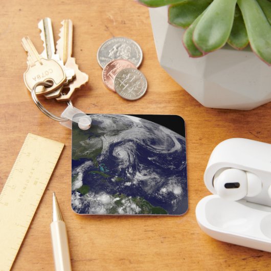 Tropische cyclonen Katia, Lee, Maria en Nate. Sleutelhanger (Bureau)