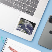 Tropische cyclonen Katia, Lee, Maria en Nate. Sticker (Laptop met iPhone)