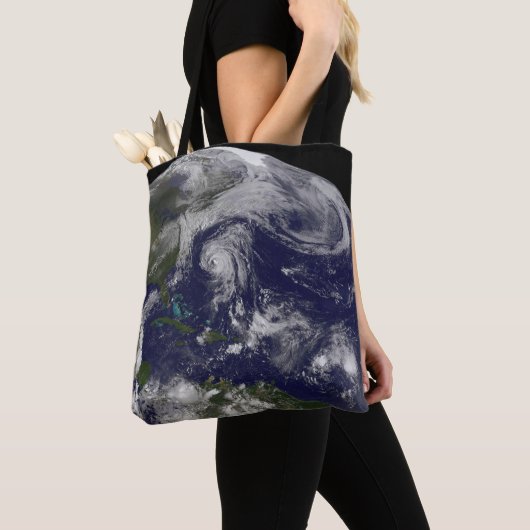 Tropische cyclonen Katia, Lee, Maria en Nate. Tote Bag (Dichtbij)
