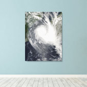 Tropische cycloon Boloetse Canvas Afdruk (Insitu (Houten vloer))