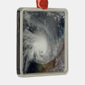 Tropische cycloon Carlos Metalen Ornament (Rechts)