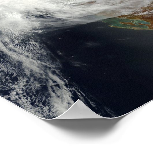 Tropische cycloon Carlos Poster (Hoek)