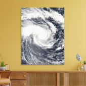 Tropische cycloon Edzani in Zuid-Indische Oce Canvas Afdruk (Insitu (Woonkamer))