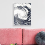 Tropische cycloon Edzani in Zuid-Indische Oce Canvas Afdruk (Insitu (Woonkamer))