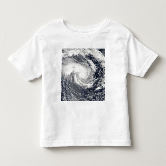 Tropische cycloon Edzani in Zuid-Indische Oce Kinder Shirts (Voorkant)