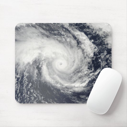 Tropische cycloon Edzani in Zuid-Indische Oce Muismat (Met muis)
