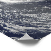 Tropische cycloon Edzani in Zuid-Indische Oce Poster (Hoek)