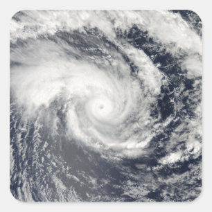 Tropische cycloon Edzani in Zuid-Indische Oce Vierkante Sticker