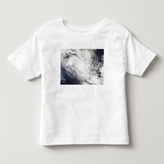 Tropische cycloon Fami hangt boven Madagaskar Kinder Shirts (Voorkant)