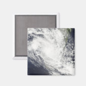 Tropische cycloon Fami hangt boven Madagaskar Magneet (Voorkant / Achterkant)