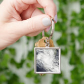 Tropische cycloon Fami hangt boven Madagaskar Sleutelhanger (Hand)