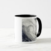 Tropische cycloon Fanele over Madagascar Mok (Voorkant rechts)