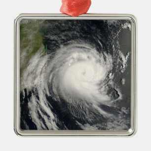 Tropische cycloon Favio nadert Mozambique Metalen Ornament