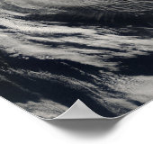 Tropische cycloon Favio nadert Mozambique Poster (Hoek)