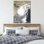 Tropische cycloon Gonu op het Arabische Zee Canvas Afdruk (Insitu (Slaapkamer))