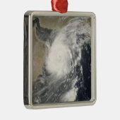 Tropische cycloon Gonu op het Arabische Zee Metalen Ornament (Rechts)