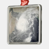 Tropische cycloon Gonu op het Arabische Zee Metalen Ornament (Links)