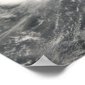 Tropische cycloon Gonu op het Arabische Zee Poster (Hoek)