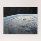 tropische cycloon idai boven de kust van afrika. legpuzzel (Horizontaal)