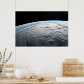 tropische cycloon idai boven de kust van afrika. poster (Keuken)