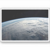 tropische cycloon idai boven de kust van afrika. sticker (Voorkant)