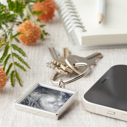 Tropische cycloon Ilsa Sleutelhanger (Zijkant)