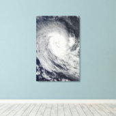 Tropische cycloon Imani Canvas Afdruk (Insitu (Houten vloer))