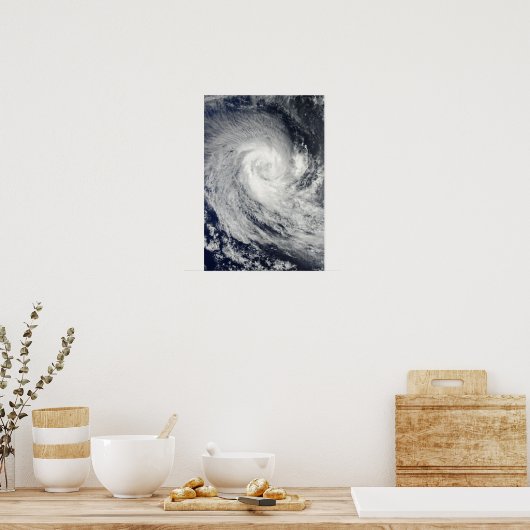 Tropische cycloon Imani Poster (Keuken)