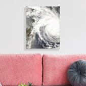 Tropische cycloon Ivan nadert Madagaskar Canvas Afdruk (Insitu (Woonkamer))
