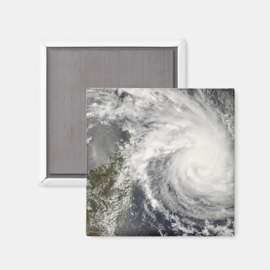 Tropische cycloon Ivan nadert Madagaskar Magneet (Voorkant / Achterkant)