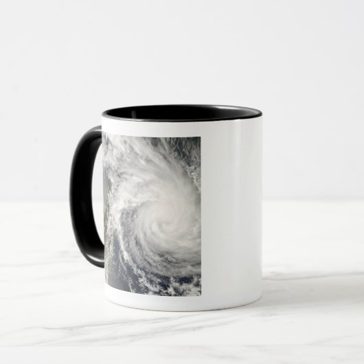 Tropische cycloon Ivan nadert Madagaskar Mok (Voorkant links)