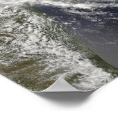 Tropische cycloon Ivan nadert Madagaskar Poster (Hoek)